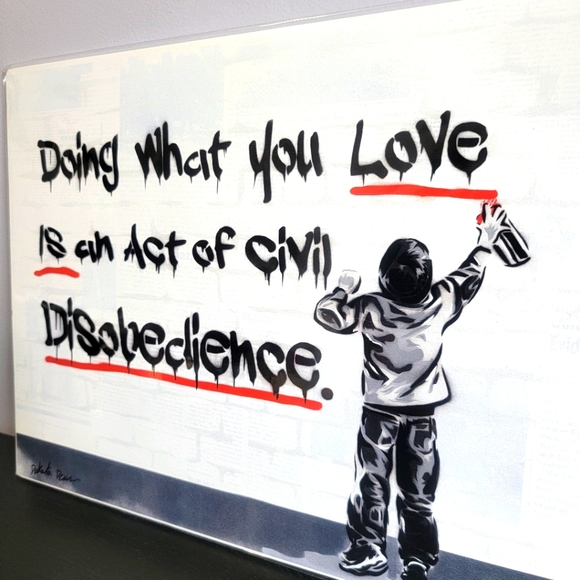 Art By Dakota Dean 11x14 Print "Civil Disobedience" - Picture 2 of 7